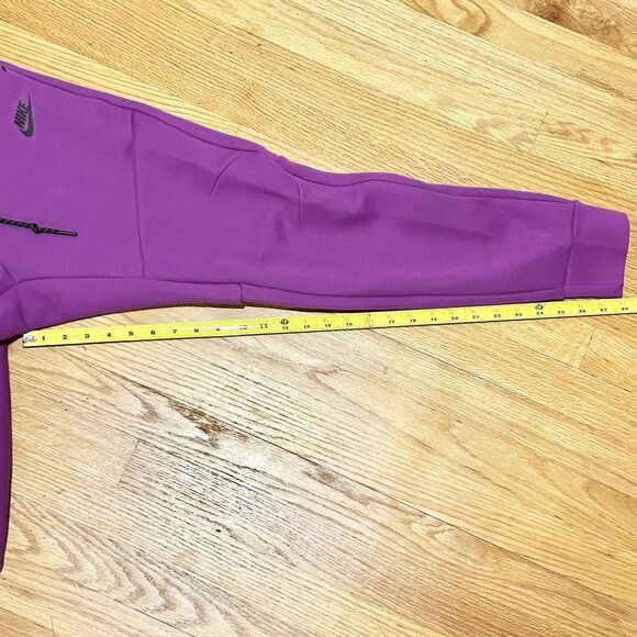 Nike Sportswear Tech Fleece Men’s Size XL Bold Berry Purple Black Jogger Pants - Picture 4 of 8